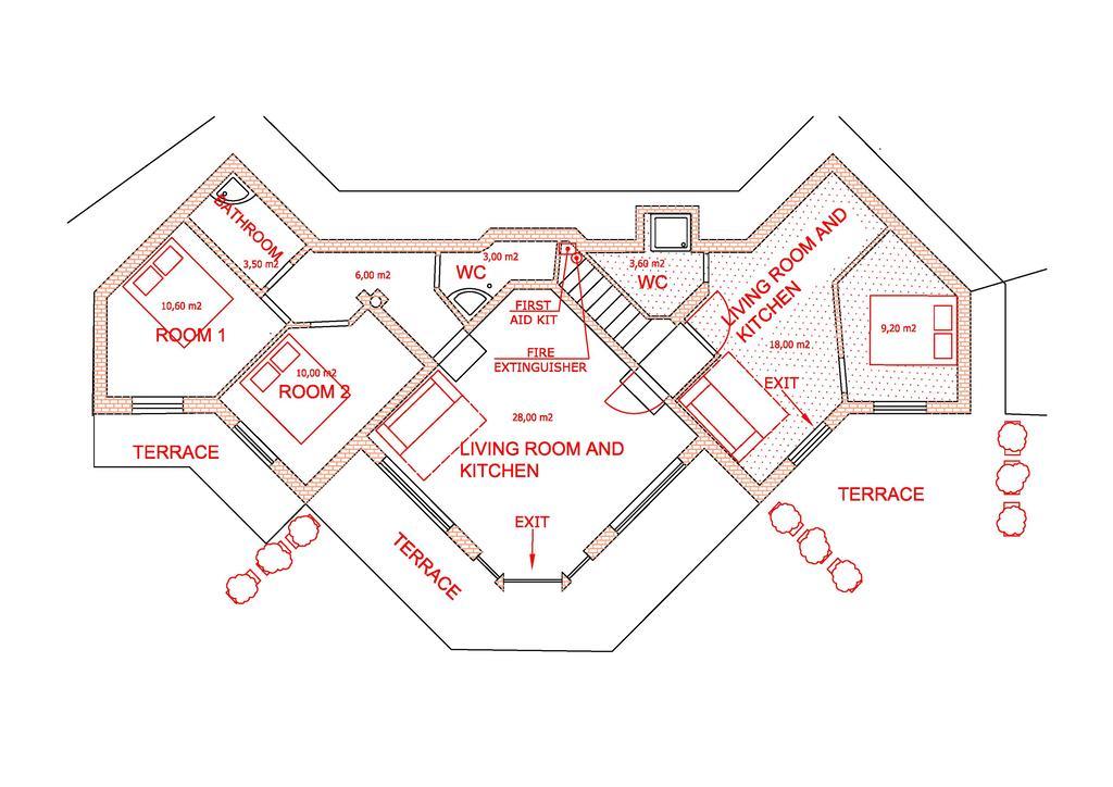 Apartments Bellavista Матульи Экстерьер фото